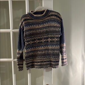 Cozy Multicolor Knit Sweater VINTAGE